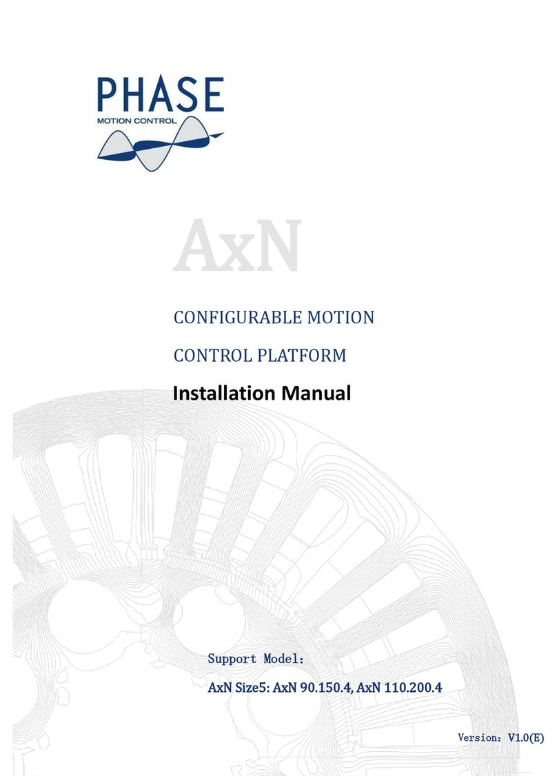Phase AxN series installation manual