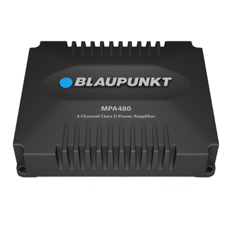 Blaupunkt MPA 480 Assembly instructions