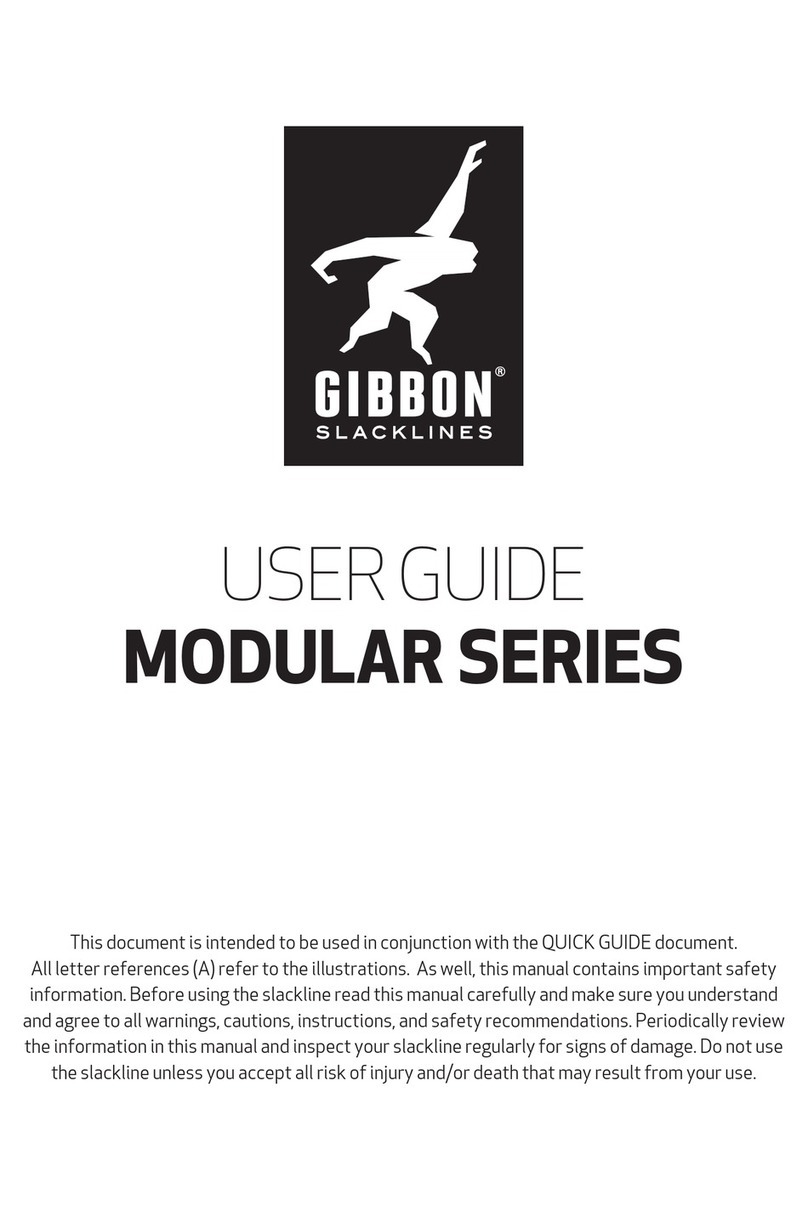 GIBBON Slackline MODULAR Series user guide GIBBON Slackline MODULAR Series user guide
