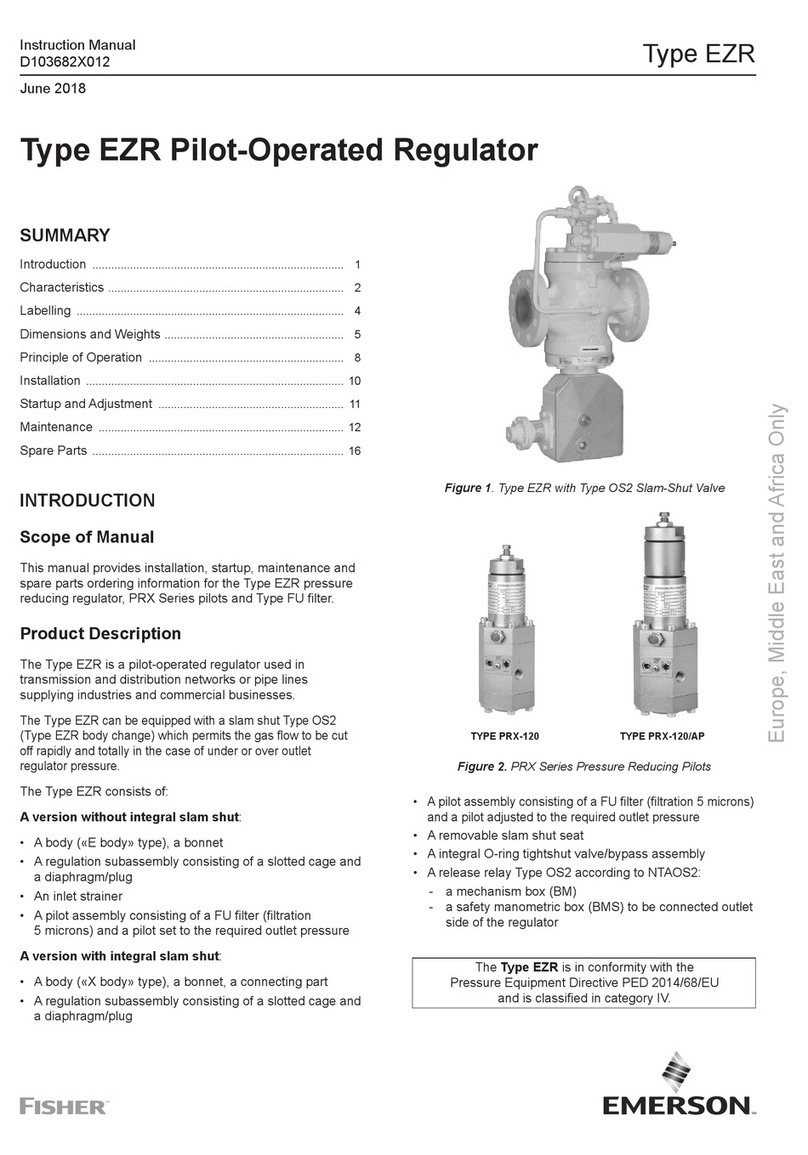 Fisher EZR User manual