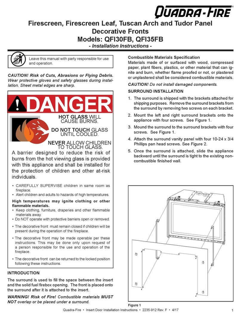 Quadra-Fire QFI30FB installation instructions Quadra-Fire QFI30FB installation instructions