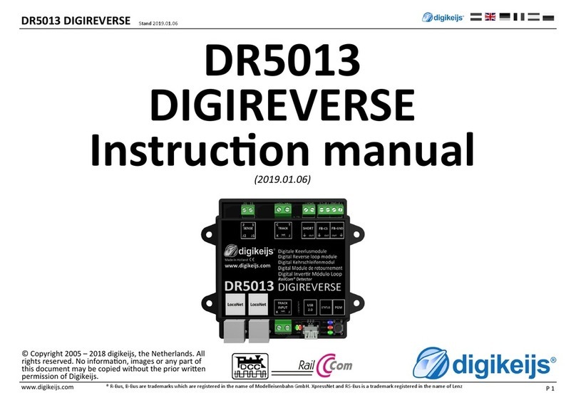 Digikeijs DR5013 DIGIREVERSE instruction manual