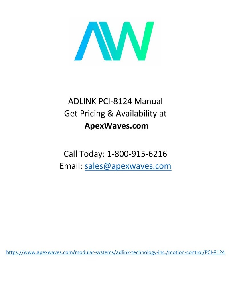 ADLINK Technology PCI-8124 user manual