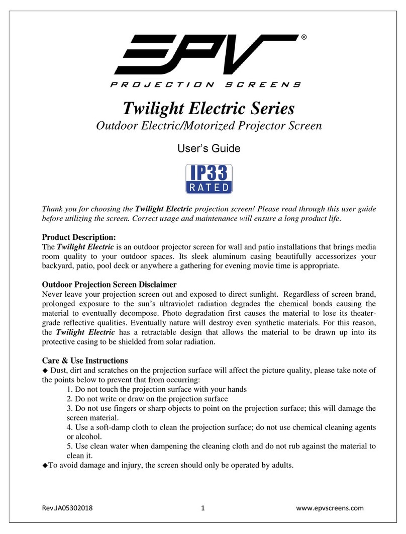 EPV Twilight Portable Series user guide
