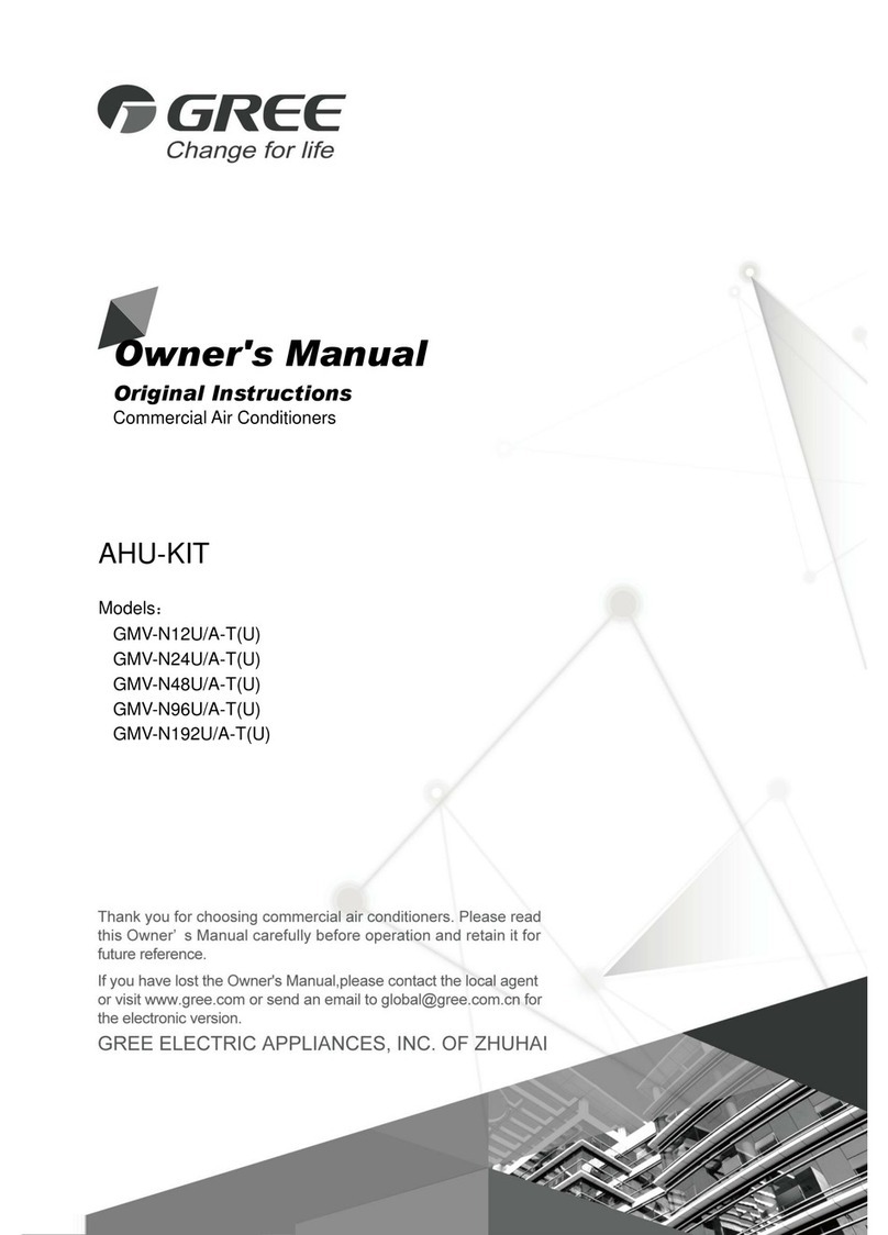 Gree GMV-N12U/A-T(U) User manual