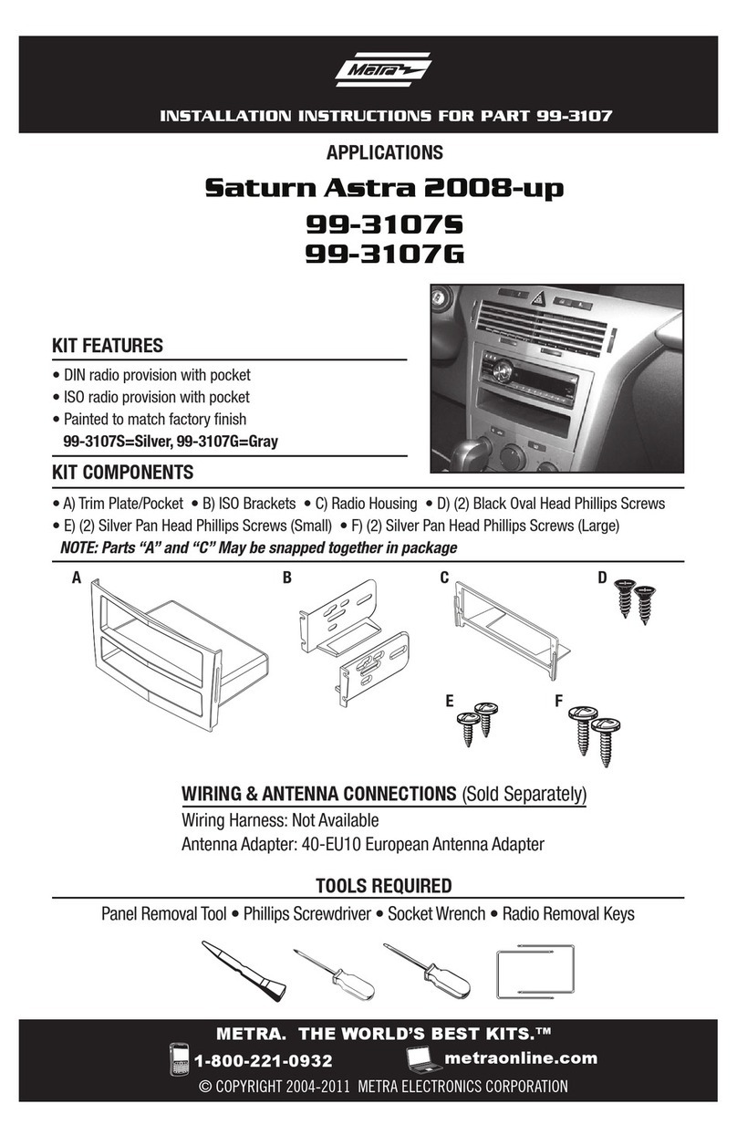 Metra Electronics 99-3107S installation instructions