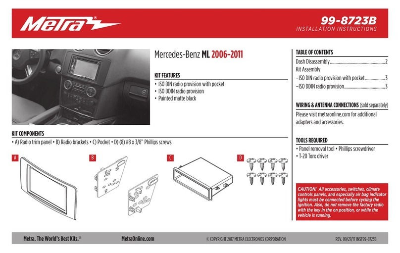 Metra Electronics 99-8723B installation instructions