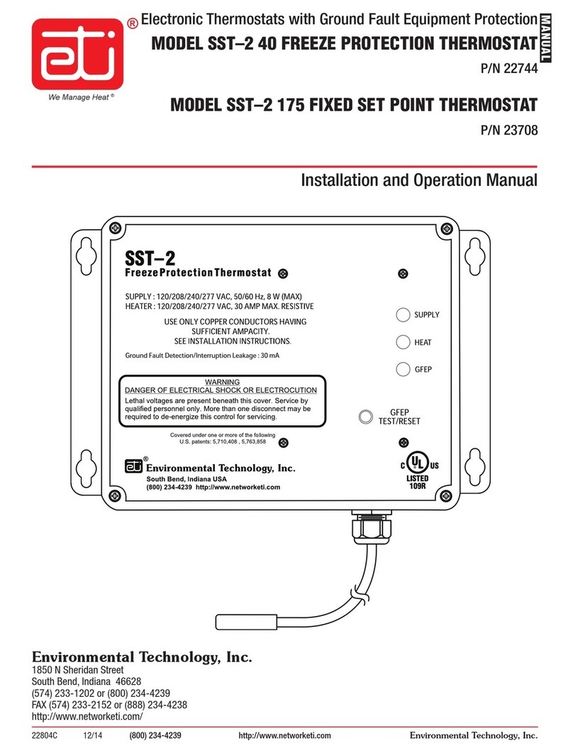 Environmental Technologies SST–2 40 User manual