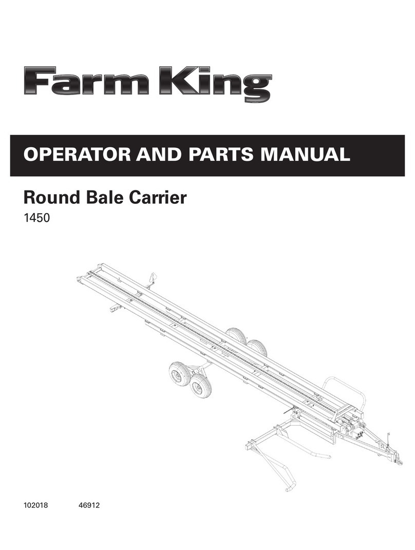 Farm King 1450 Operator and parts manual