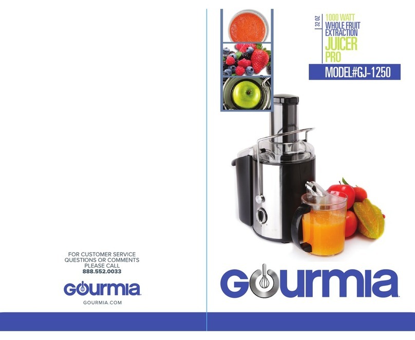 Courmia GJ-1250 Manual instructions