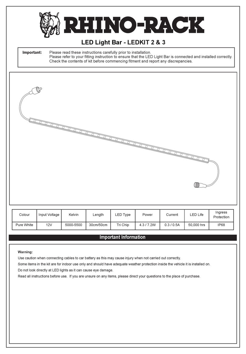 Rhino-Rack LEDKIT 2 manual