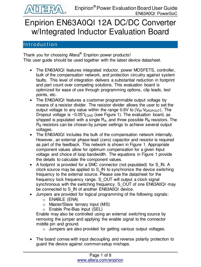 Altera Enpirion EN63A0QI user guide