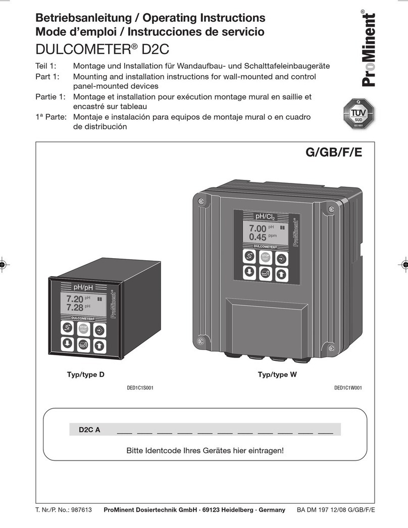 ProMinent DULCOMETER D2C User manual