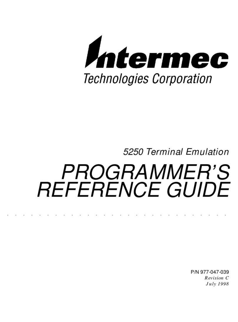 Intermec 5250 User manual
