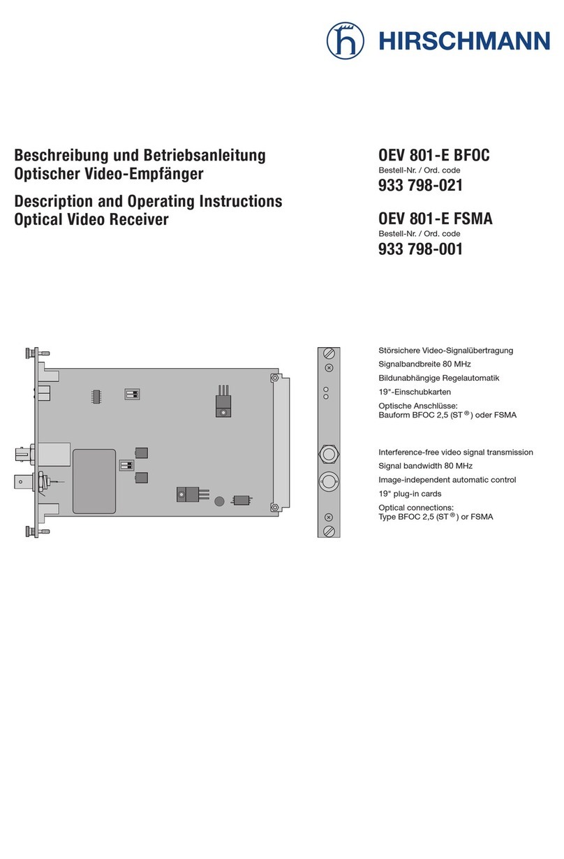 Hirschmann OEV 801-E BFOC Manual