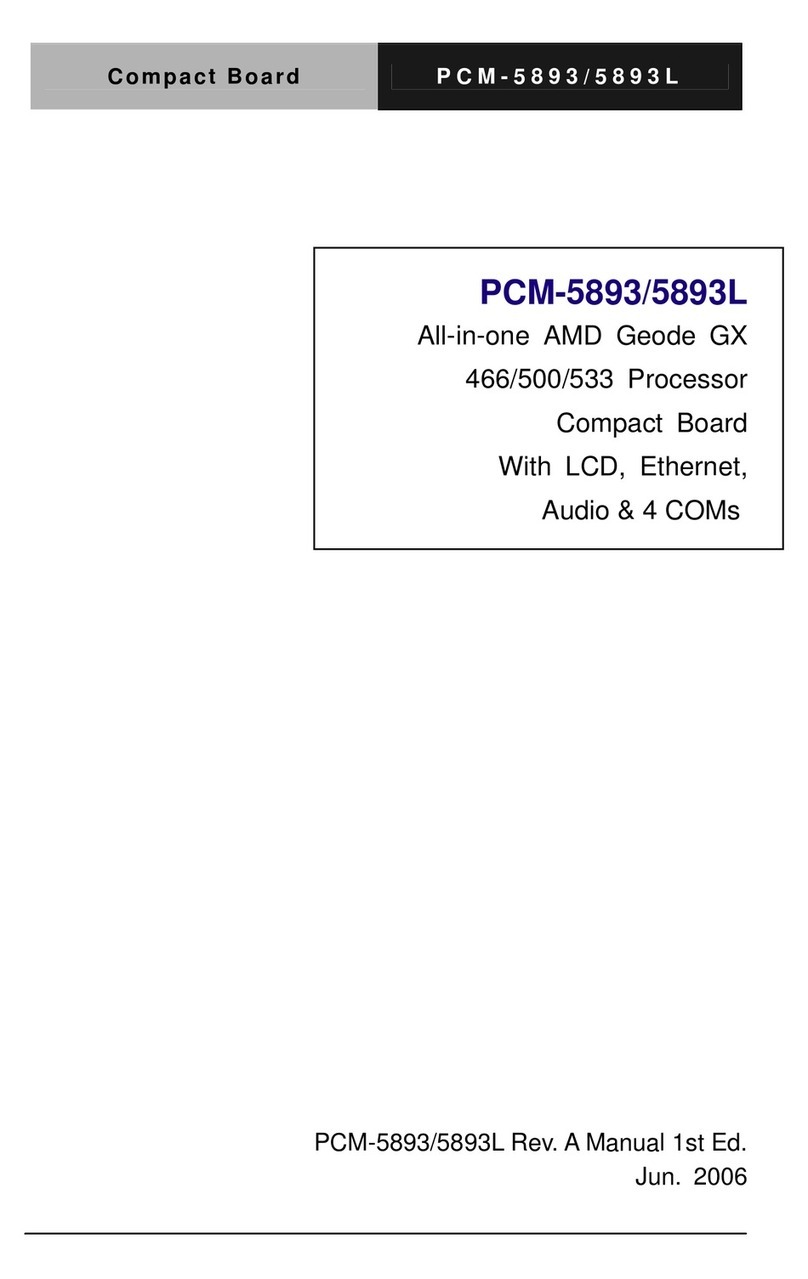 Aaeon PCM-5893L user manual