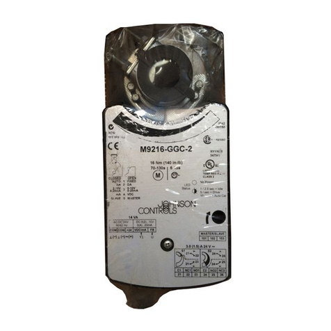 Johnson Controls M9216 Series User manual Johnson Controls M9216 Series User manual