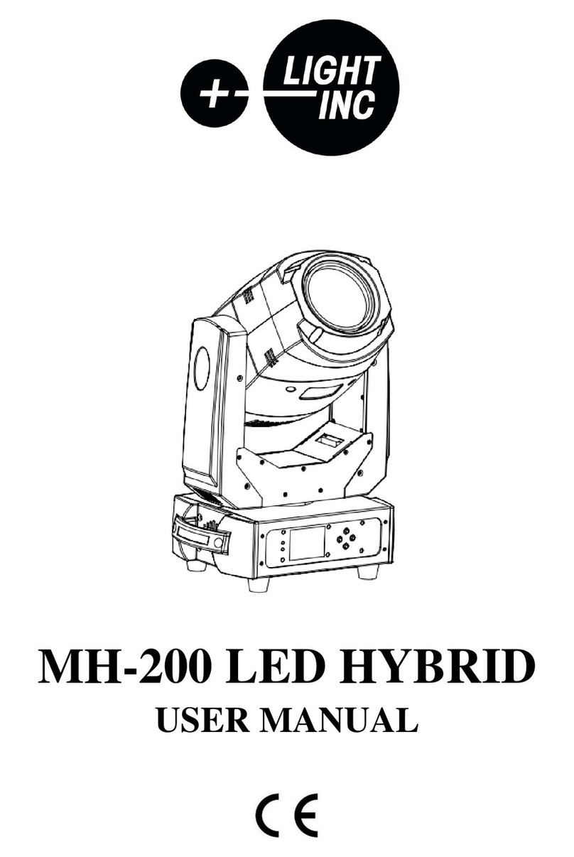 LIGHTINC MH-200 LED HYBRID User manual