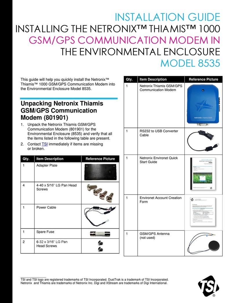 TSI Instruments DustTrak 8535 User manual