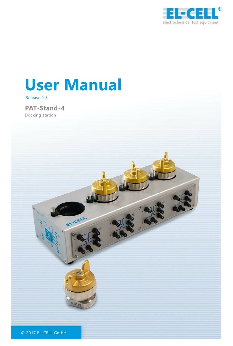 EL-CELL PAT-Stand-4 user manual