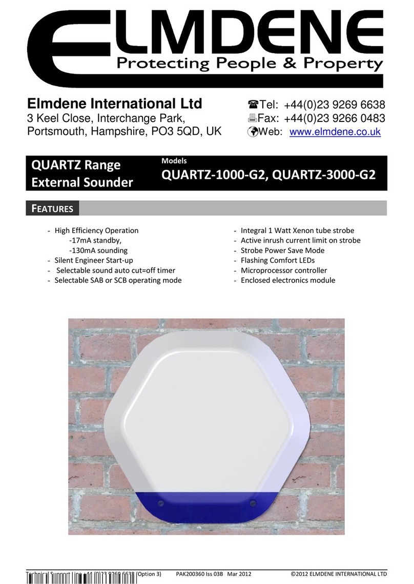Elmdene QUARTZ-1000-G2 User manual