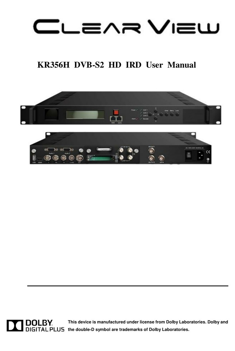 ClearView KR356H user manual