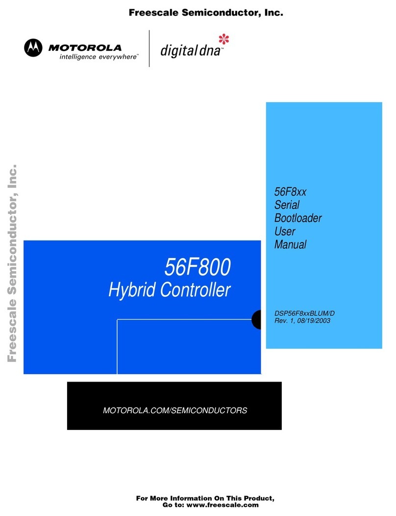 Motorola 56F800 User manual