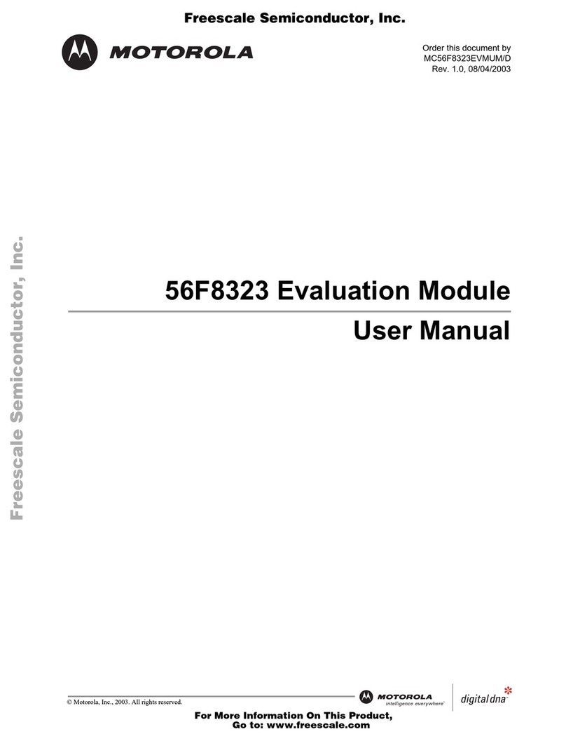 Motorola 56F8323 User manual Motorola 56F8323 User manual