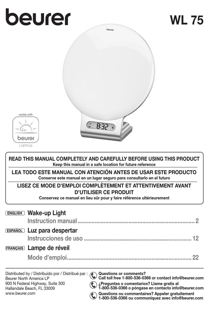Beurer WL 75 instruction manual
