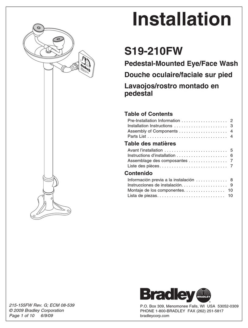 Bradley S19-210FW User manual