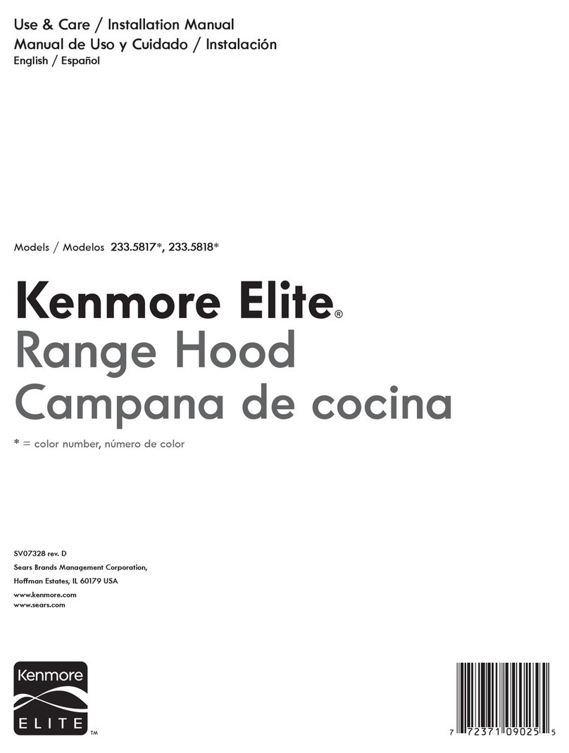 Kenmore 233.5817 Series Use & care / installation manual