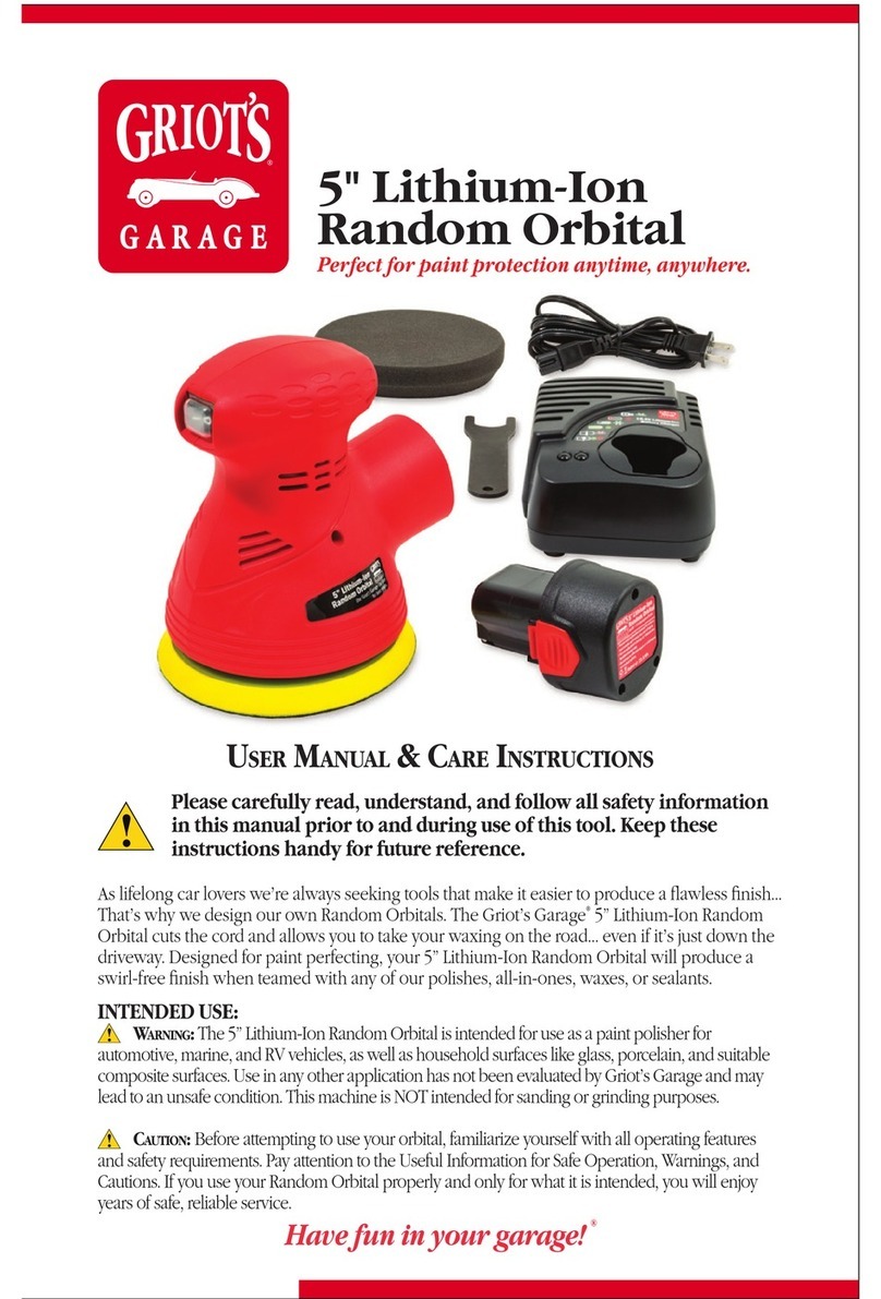Griots Garage 10412 user manual