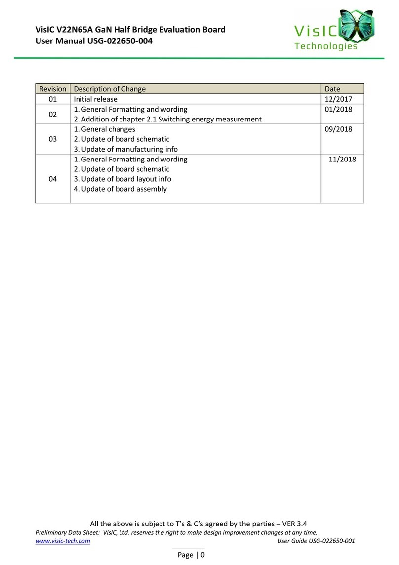 VisIC V22N65A-HBEVB user manual