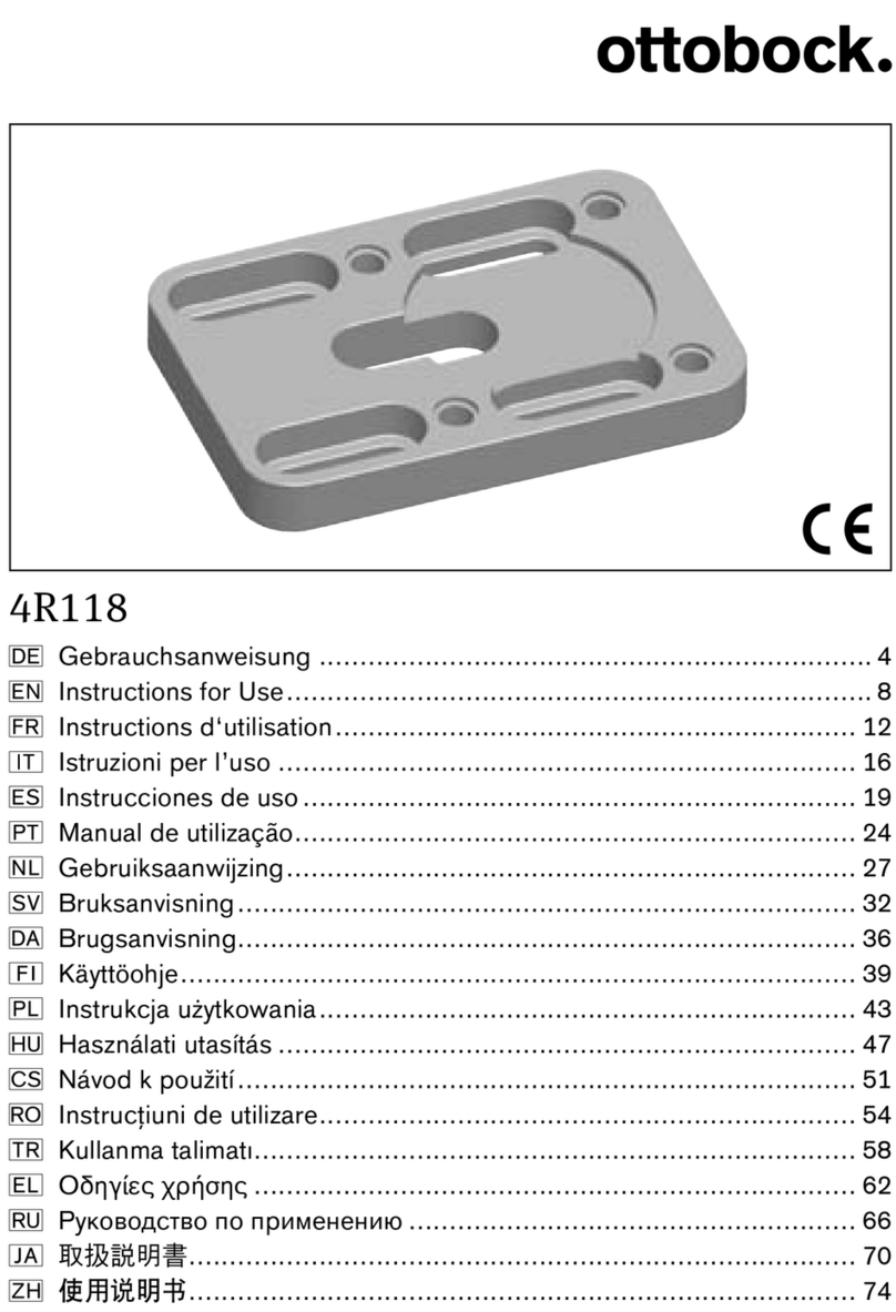 Otto Bock 4R118 Instructions for use