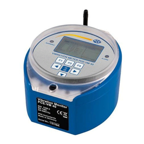 PCE Instruments PCE-VM 40A manual