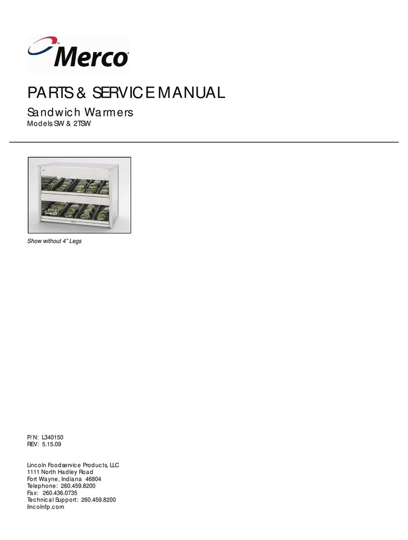 Merco SW Series Parts & service manual