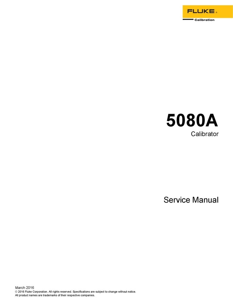 Fluke 5080A Service manual