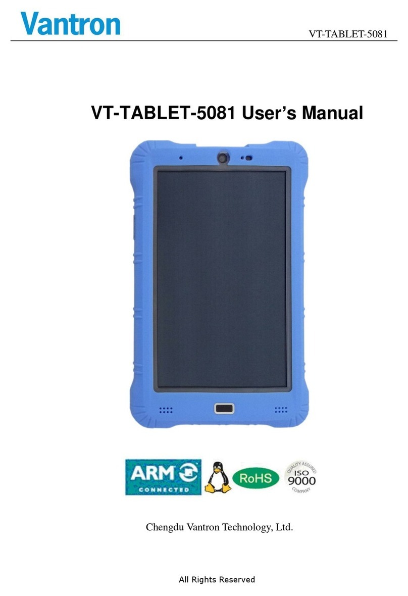 Vantron VT-TABLET-5081 user manual