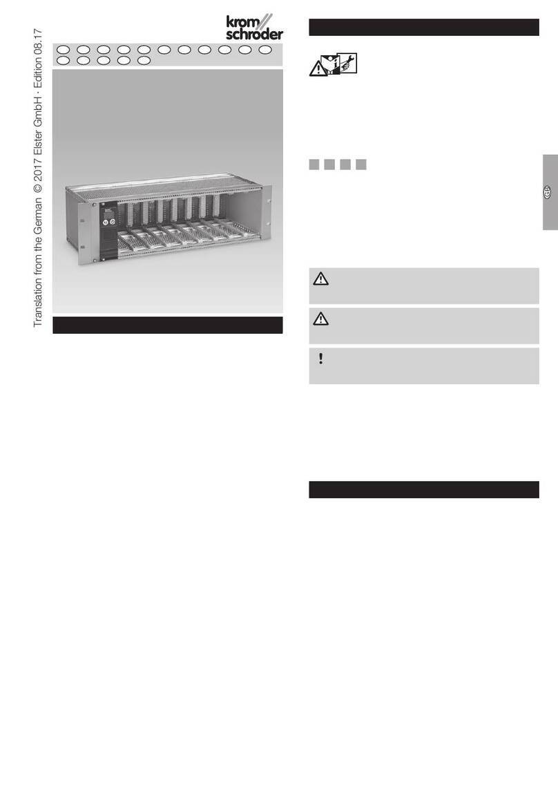 Krom Schroder PFA 710 operating instructions