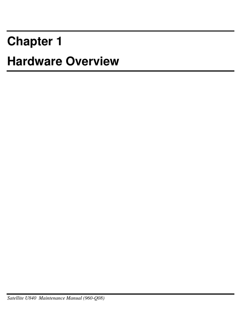 Toshiba Satellite U840 Series User manual