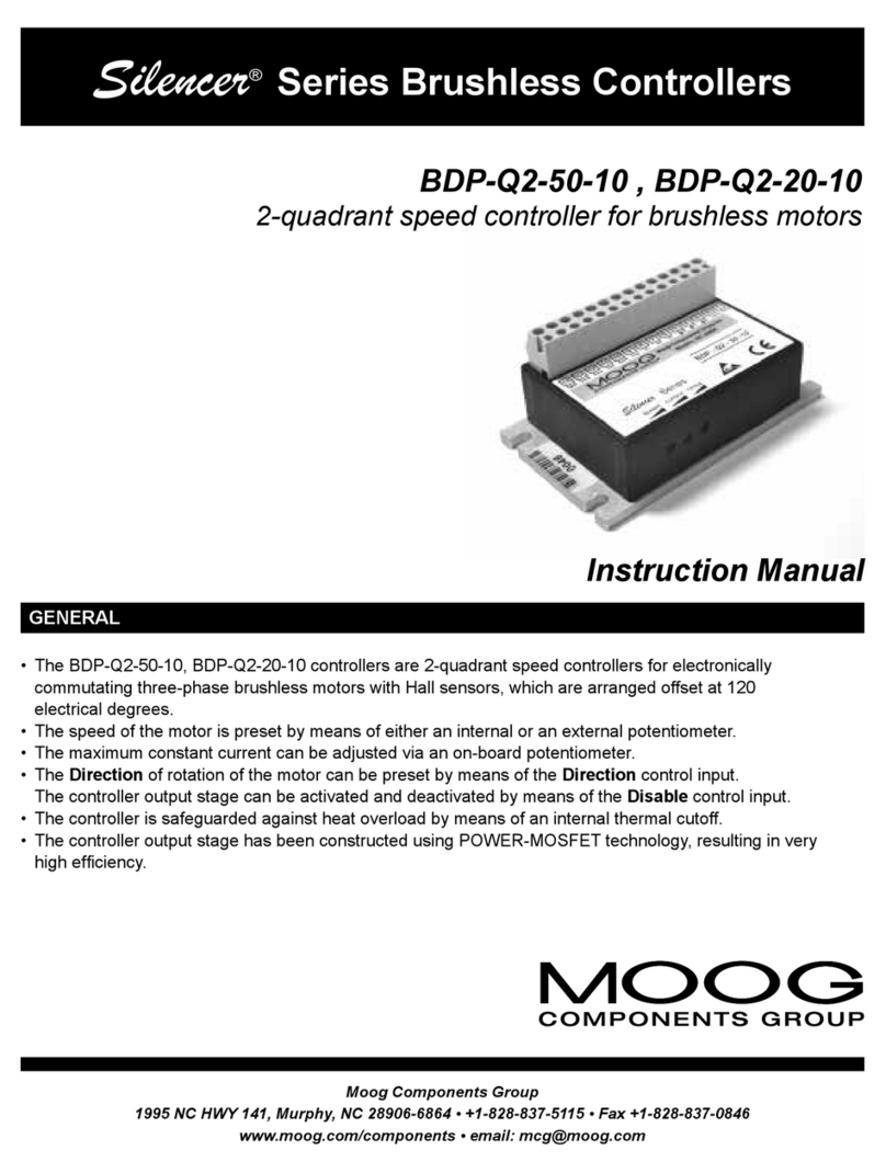 Moog Silencer series instruction manual