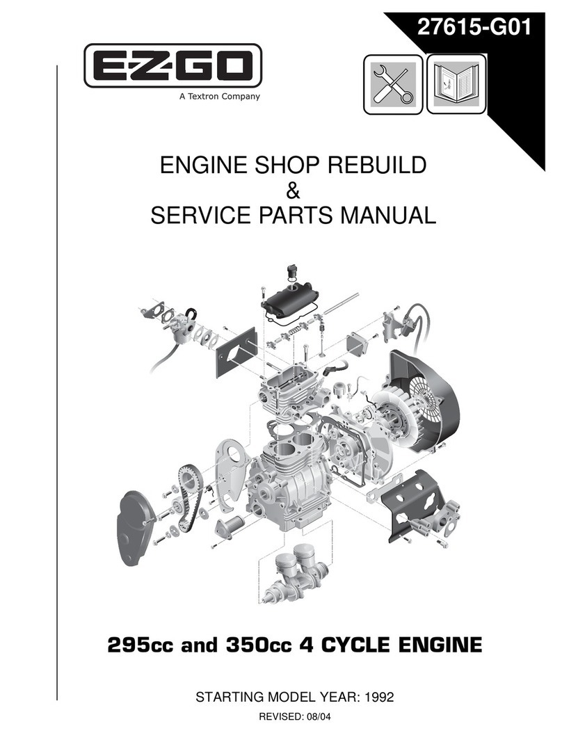 Ezgo 295cc Shop rebuild manual