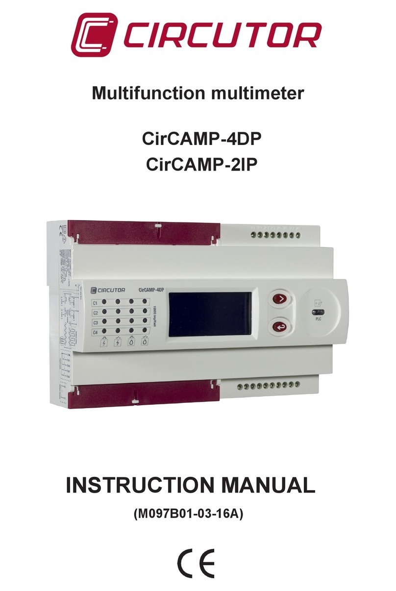 Circutor CirCAMP-4DP User manual