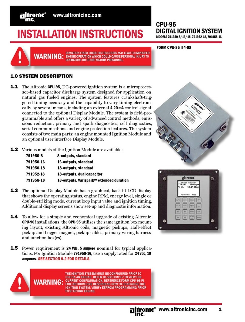 Altronic 791950-8 installation instructions