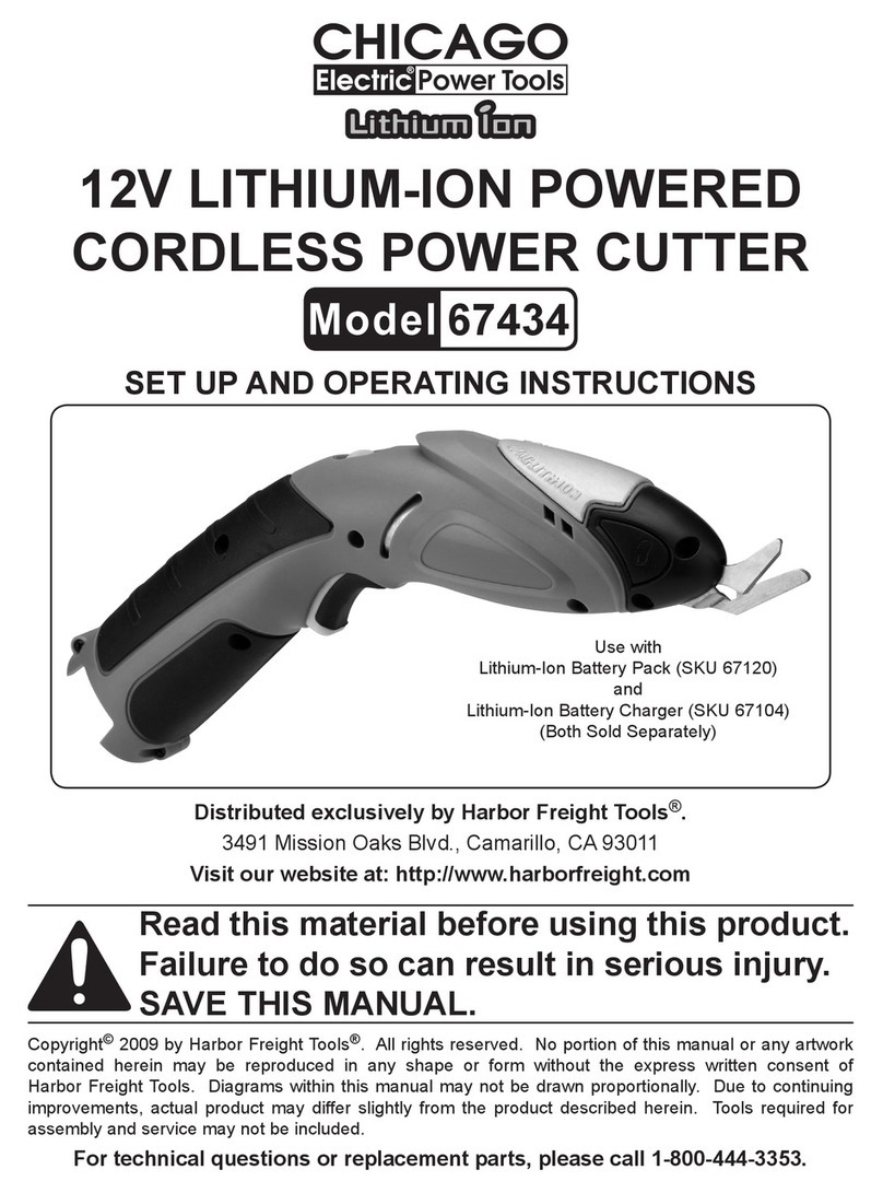 CHICAGO 67434 Set up and operating instructions