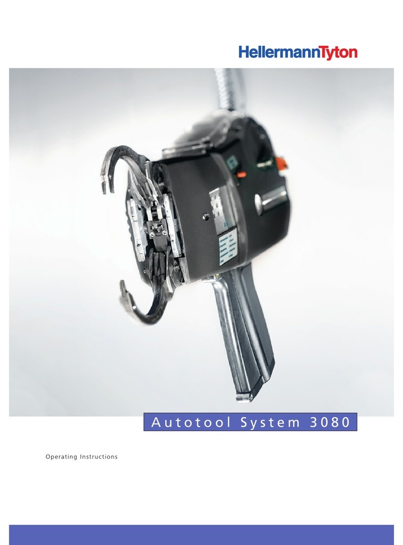 Hellermann Tyton Autotool System 3080 operating instructions