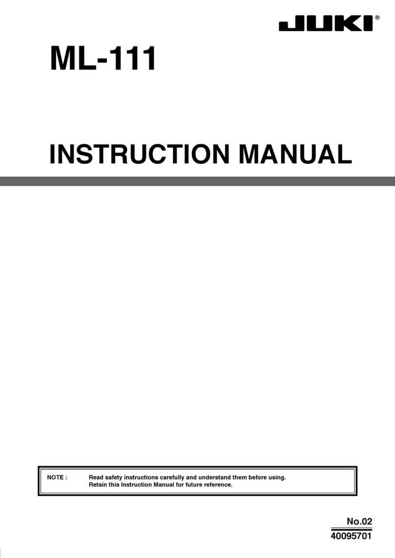 JUKI ML-111 instruction manual