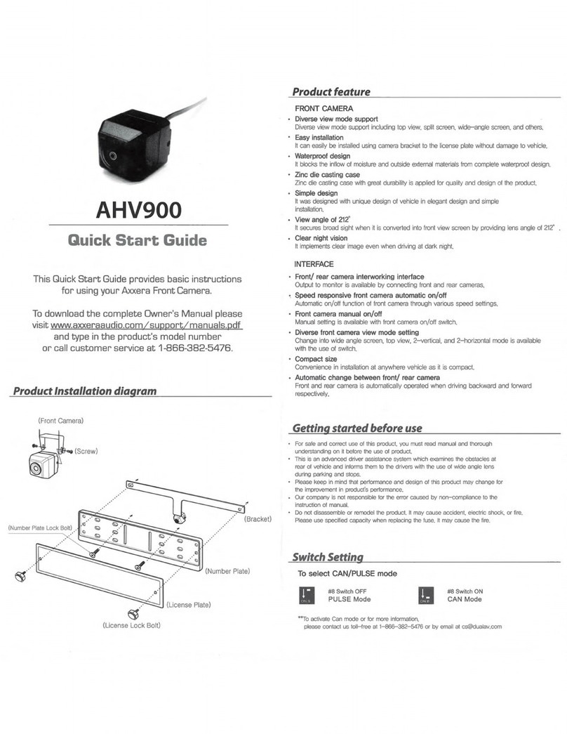 Axxera AHV900 quick start guide