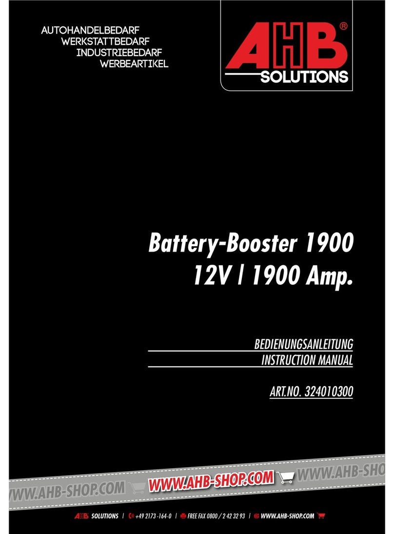 AHB Battery-Booster 1900 instruction manual