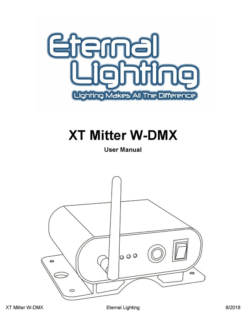 Eternal XT Mitter W-DMX user manual